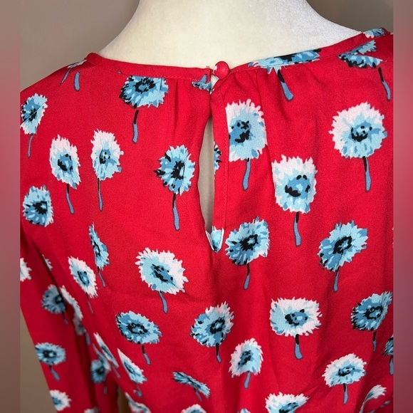 ⭐️🌹J. Crew Floral Longsleve Dress - Picture 5 of 9